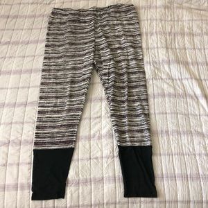 Everlast Pattern Workout Leggings with Mesh